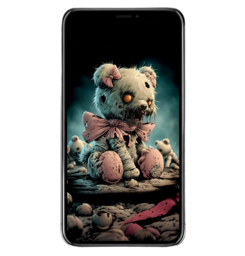 Cute zombie teddy bear digital wallpapers 4k cute creepy stuff with zombies