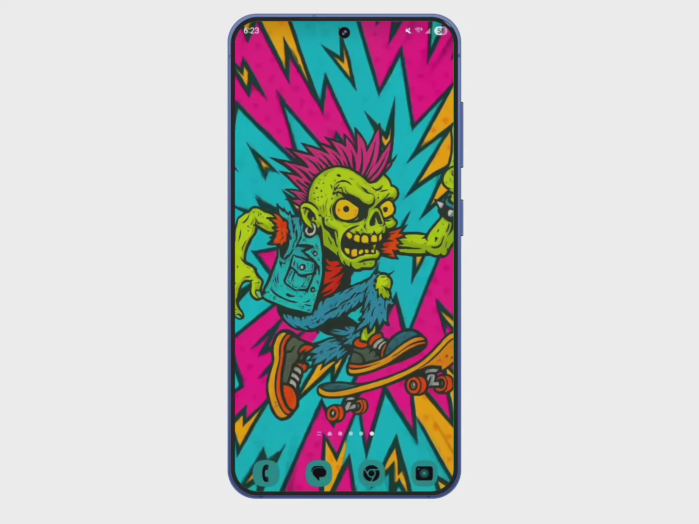 Dynamic moving wallpaper for Good Lock Wonderland | Stuff with Zombies | Cute Zombie Wallpaper